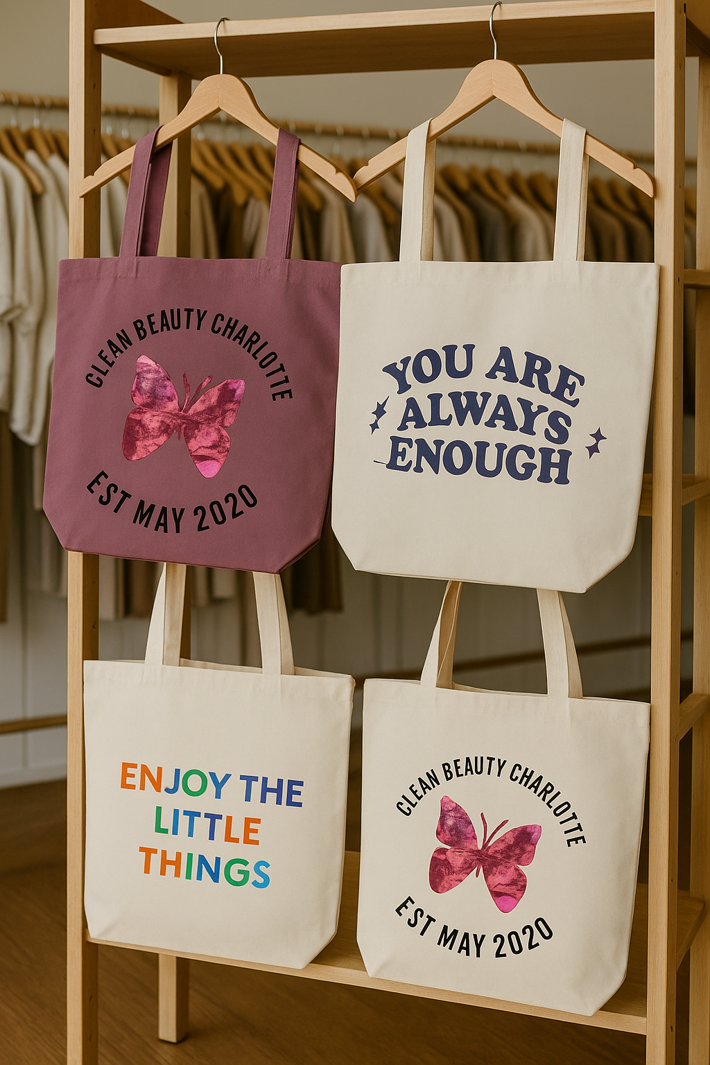 π You Are Always Enough Tote Bag β Canvas Tote