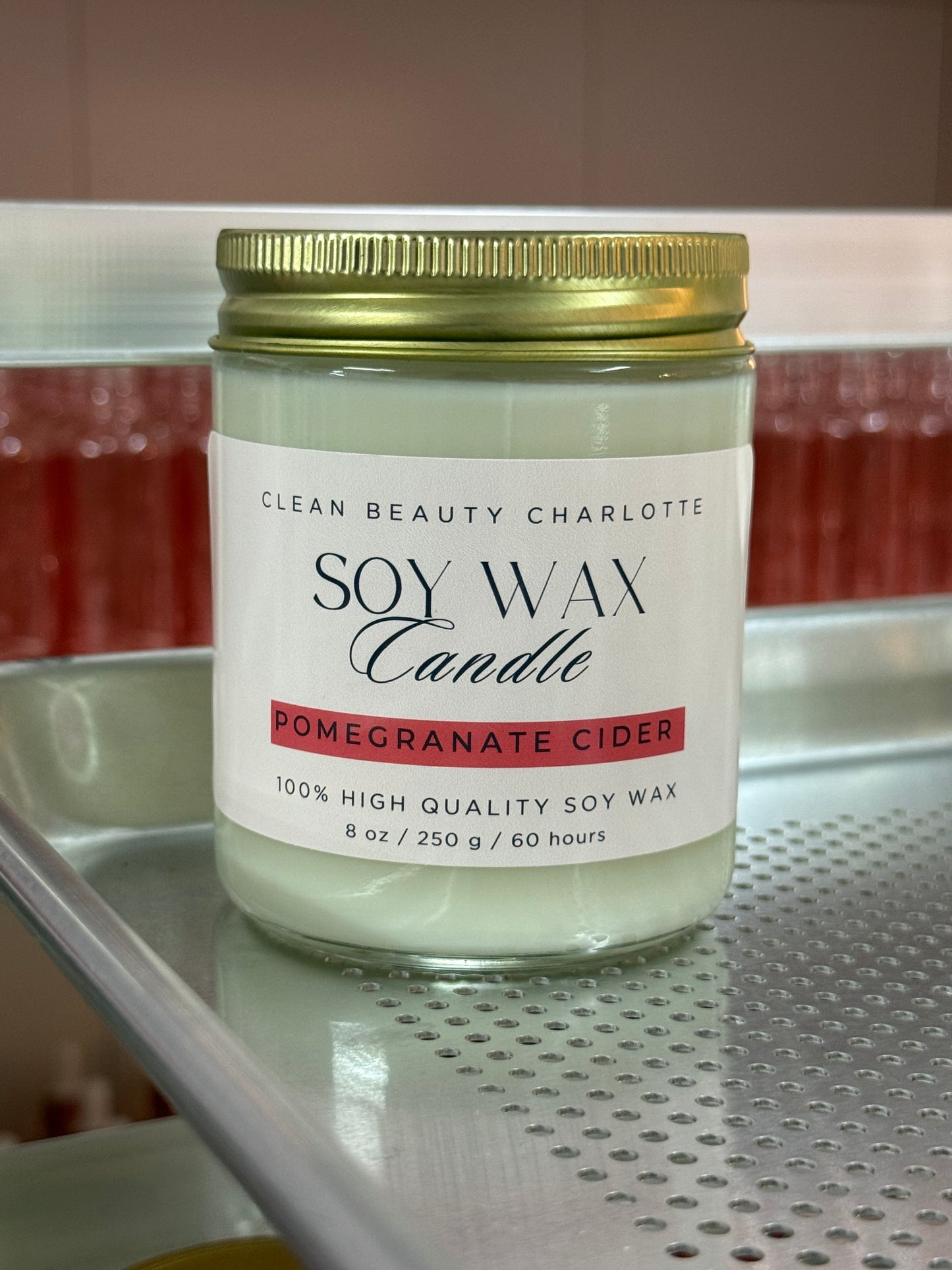 Pomegranate Cider Soy Wax Candle