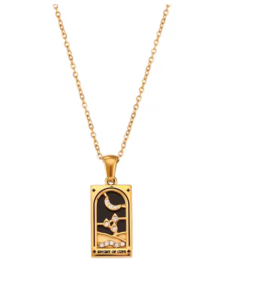 Knight of Cups Zodiac Necklace