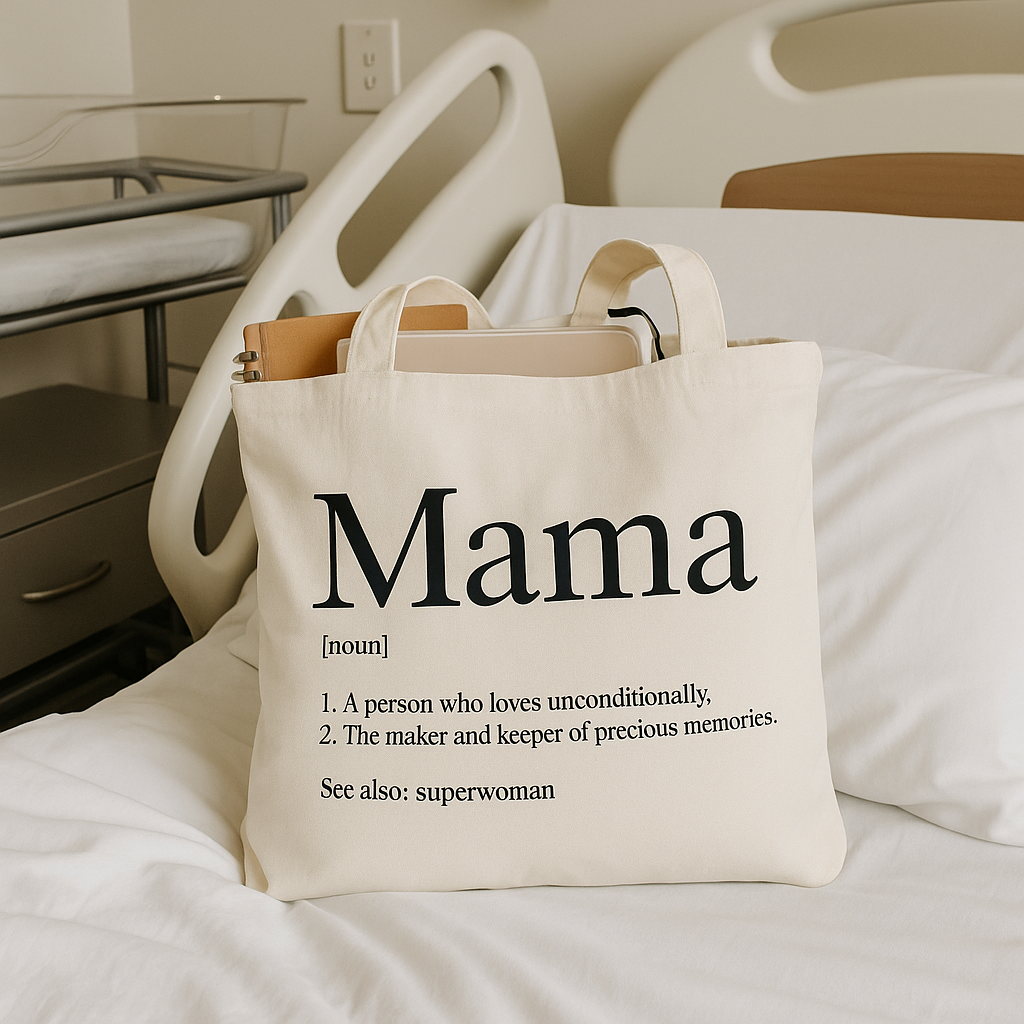 🖤 Mama Definition Tote Bag – Canvas Tote