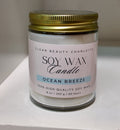 Ocean Breeze Soy Wax Candle – Fresh Coastal Scent