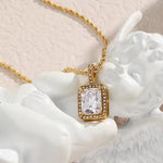Luxury Colorful Heart Pendant Necklace