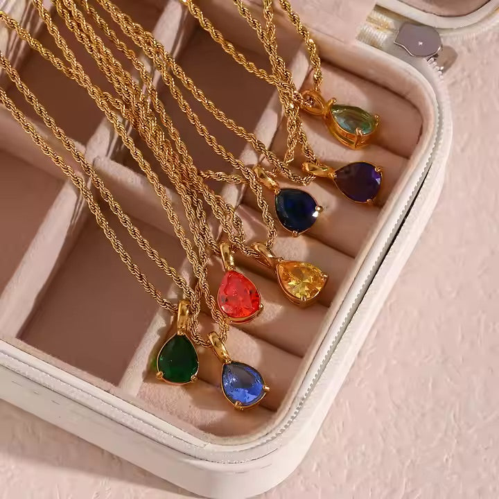 18K BirthStone Necklace