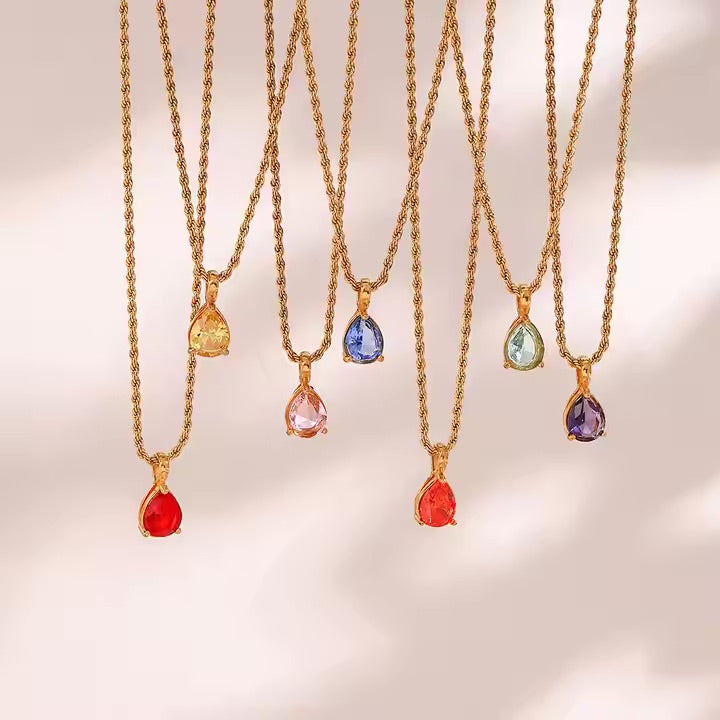 18K BirthStone Necklace
