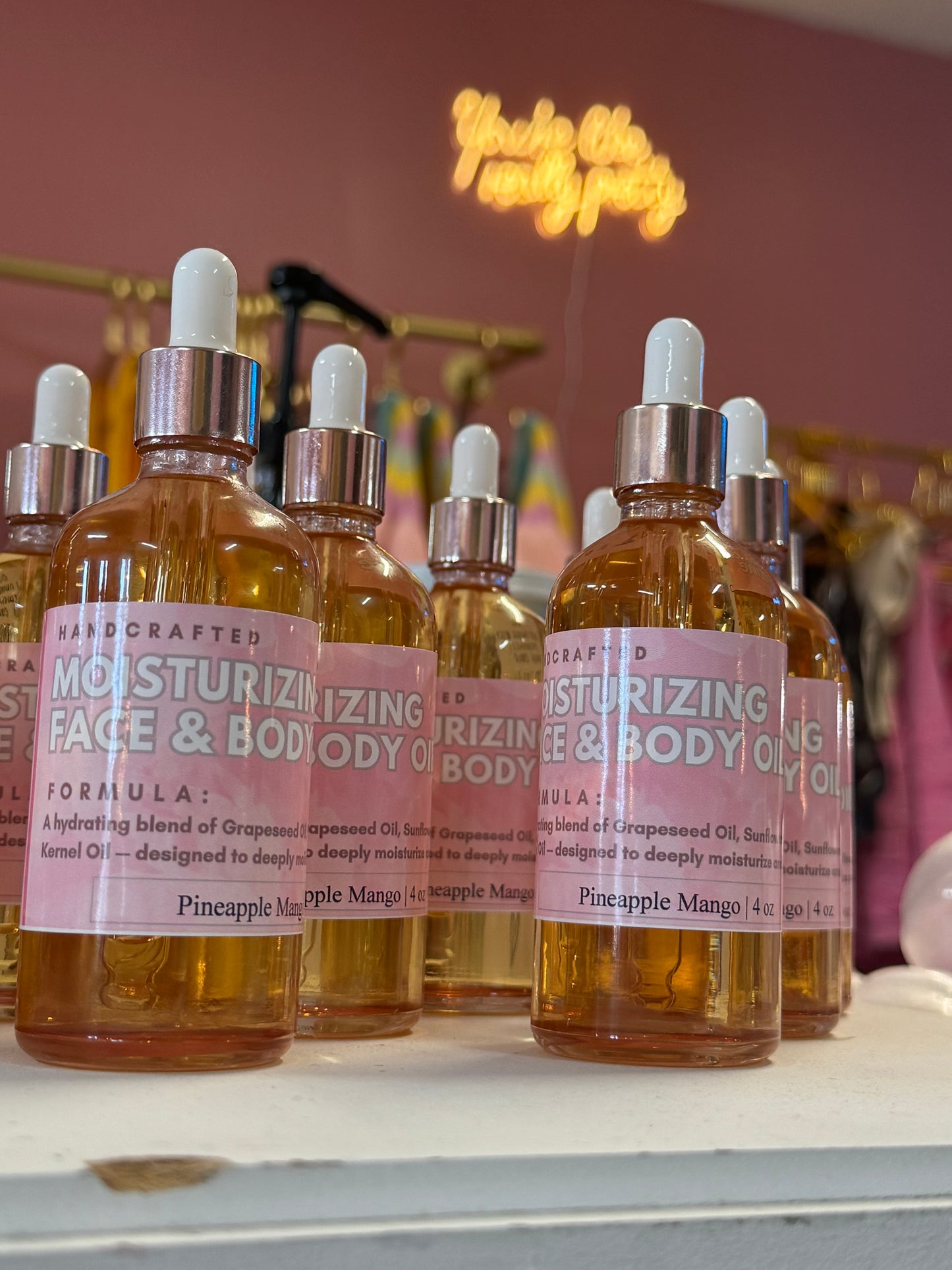 Handcrafted Moisturizing Face and Body Oil