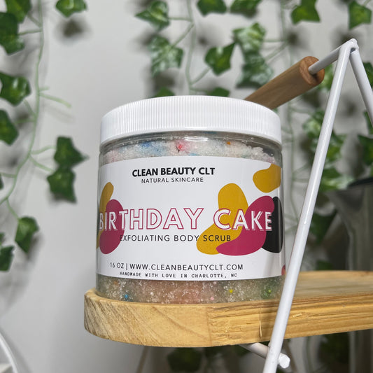 Birthday Cake Body Scrub – Exfoliating Sugar Scrub
