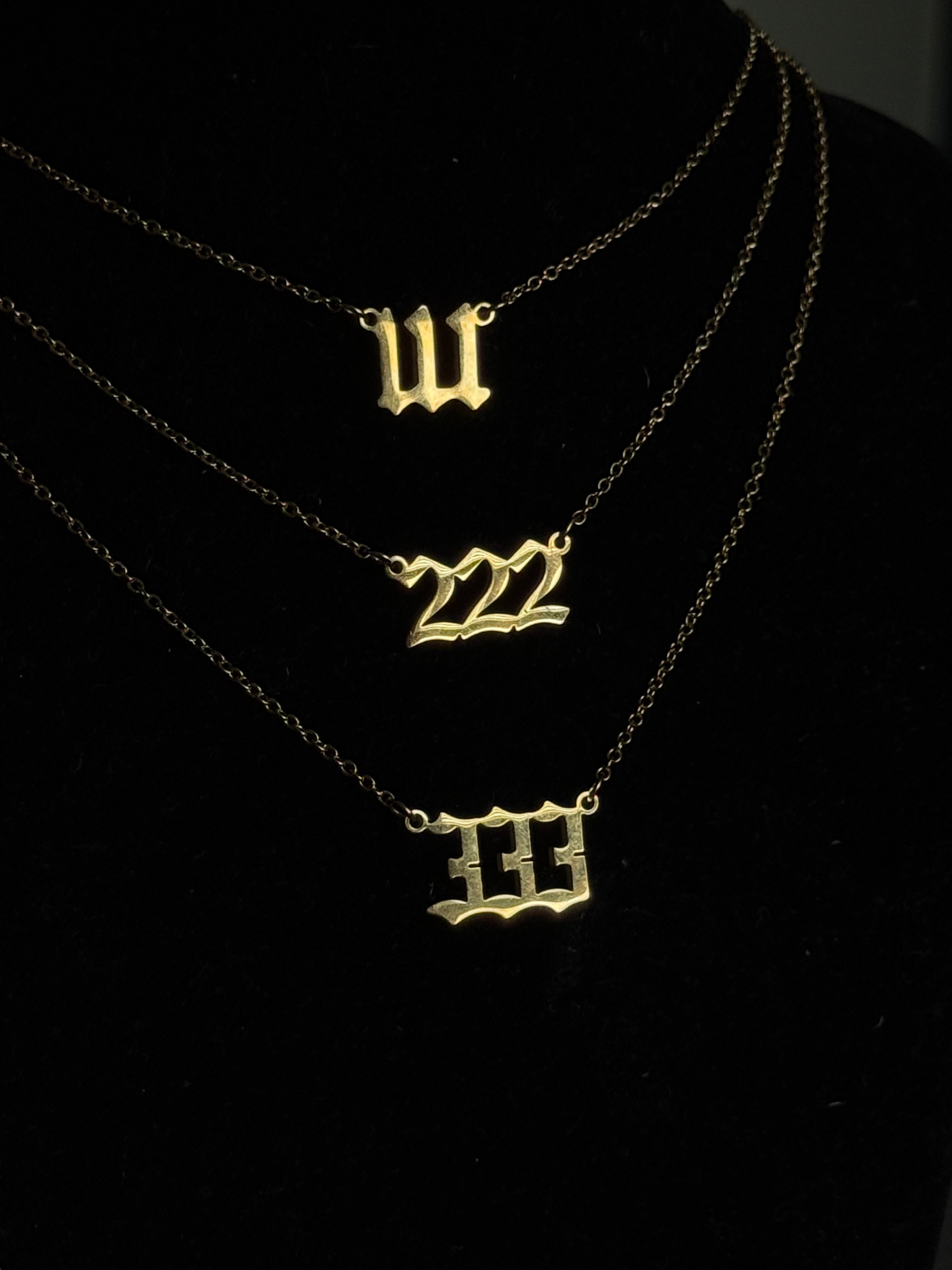 Angel Number Necklace