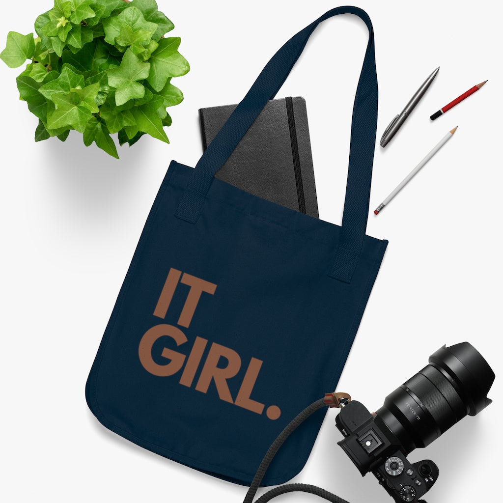 IT GIRL. Organic Cotton Tote Bag
