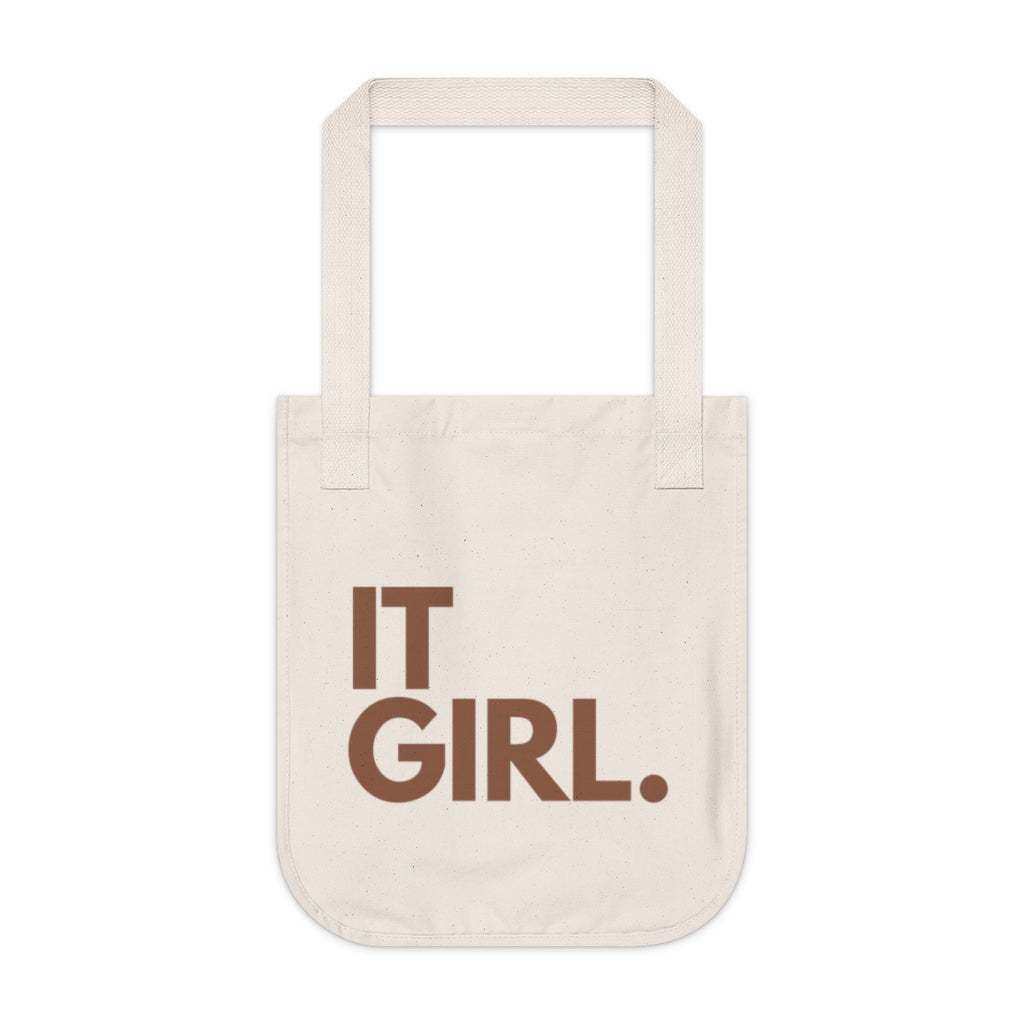 IT GIRL. Organic Cotton Tote Bag