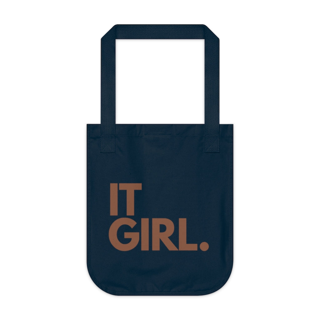 IT GIRL. Organic Cotton Tote Bag