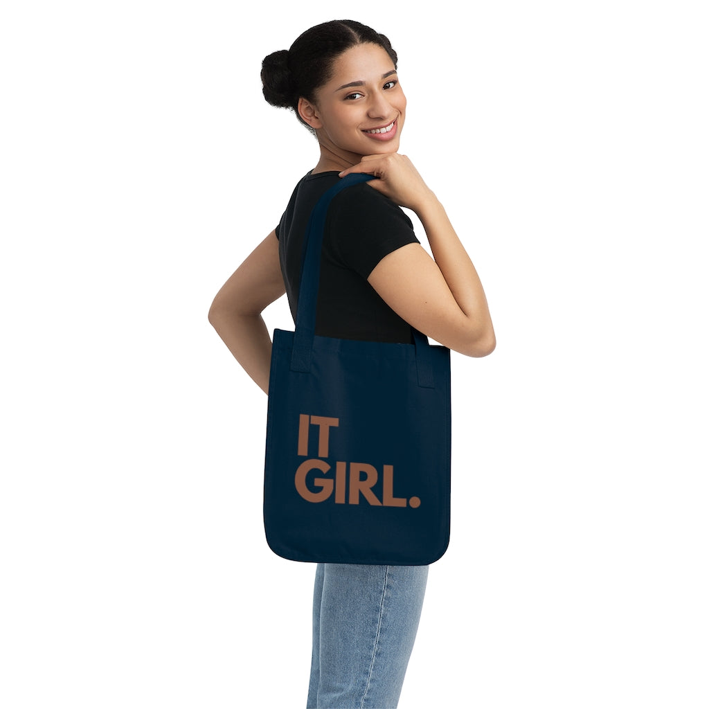 IT GIRL. Organic Cotton Tote Bag
