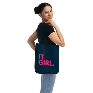 IT GIRL. Organic Cotton Tote Bag
